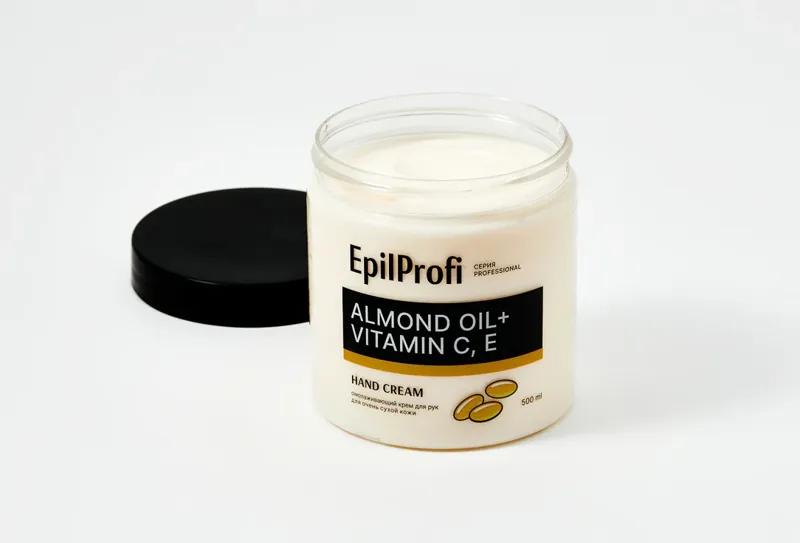 professional almond oil + vitamin C, E