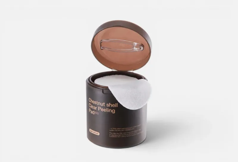 chestnut shell clear peeling pad