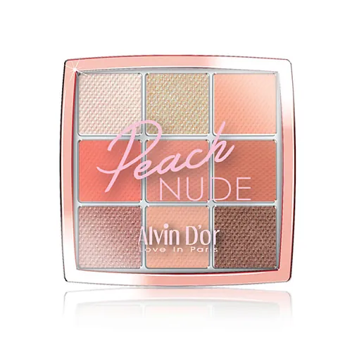 Палетка теней для век PEACH NUDE