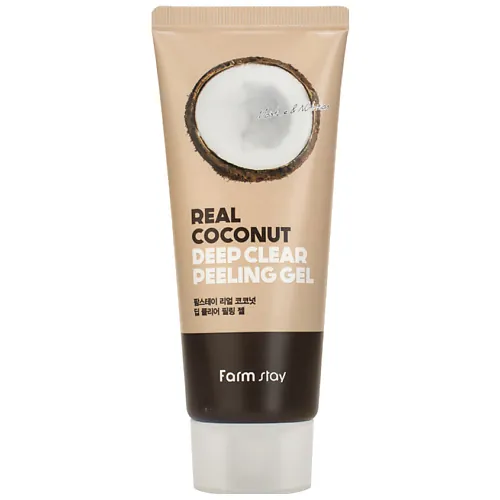 Гель для лица отшелушивающий с экстрактом кокоса Real Coconut Deep Clear Peeling Gel