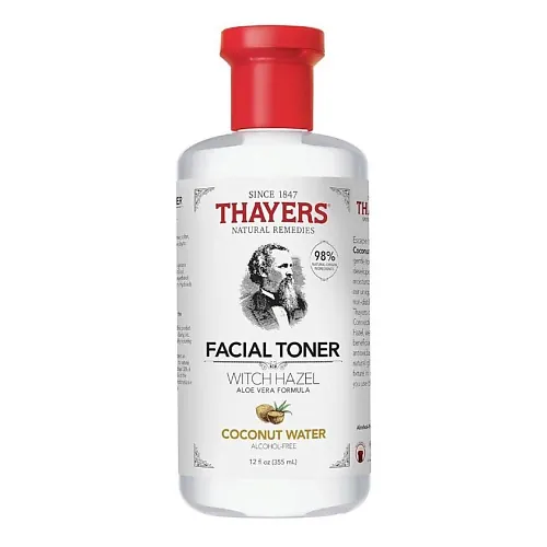 Тонер для лица без спирта с гамамелисом и кокосом Witch Hazel Coconut Water Facial Toner