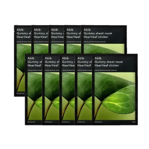 Тканевая маска Gummy Sheet Mask Heartleaf Sticker