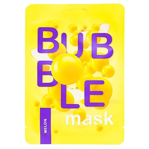 Пузырьковая маска для лица с экстрактом дыни Melon Bubble Mask Post
