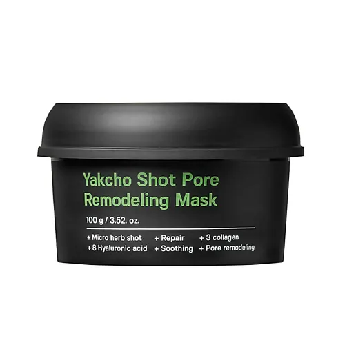 Очищающая глиняная маска для сужения пор Yakcho Shot Pore Remodeling Mask
