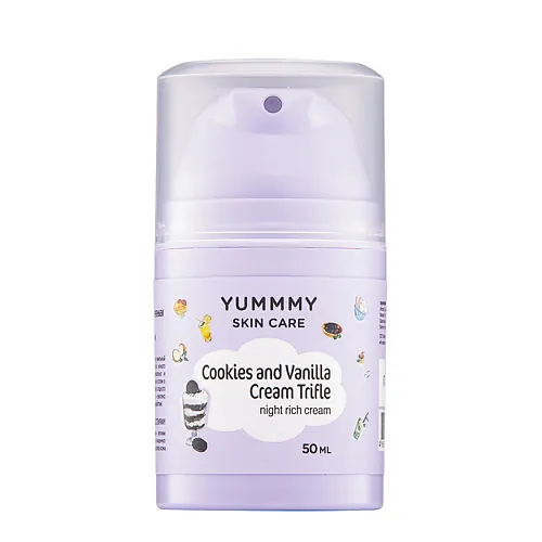 Крем для лица ночной, регенерирующий Cookies and Vanilla Cream Trufle