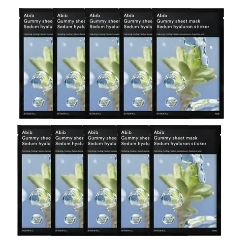 Тканевая маска Gummy Sheet Mask Sedum Hyaluron Sticker