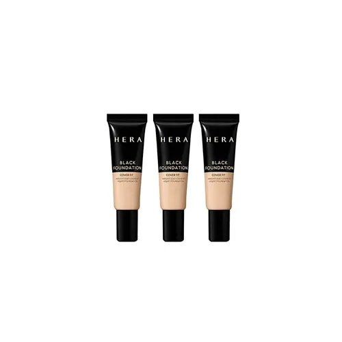 Миниатюры тонального крема Black Foundation Cover Fit