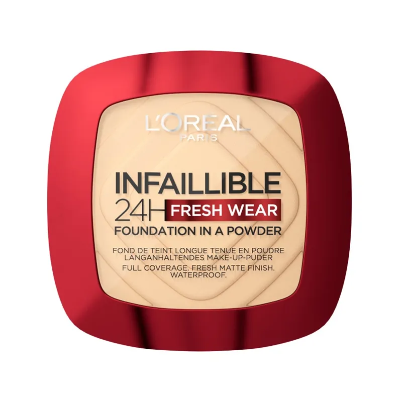 Пудра компактная для лица INFAILLIBLE 24H FRESH WEAR тон 130 true beige