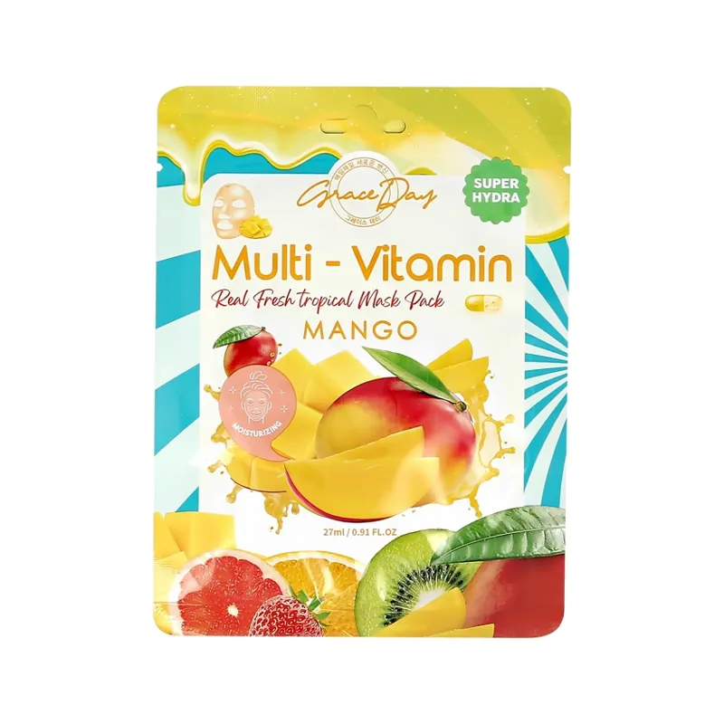 Маска для лица MULTI-VITAMIN с экстрактом манго (питательная) 27 мл