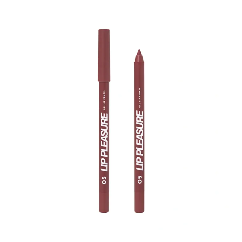 Карандаш для губ LIP PLEASURE гелевый тон 05 Red-brown