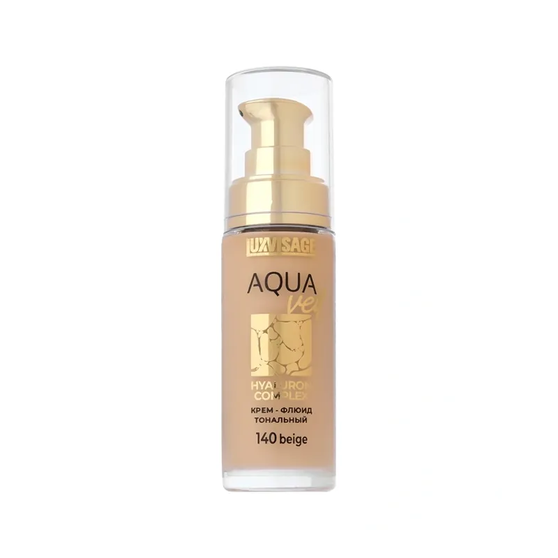 Крем-флюид тональный для лица AQUA VEIL HYALURON COMPLEX тон 140 Beige