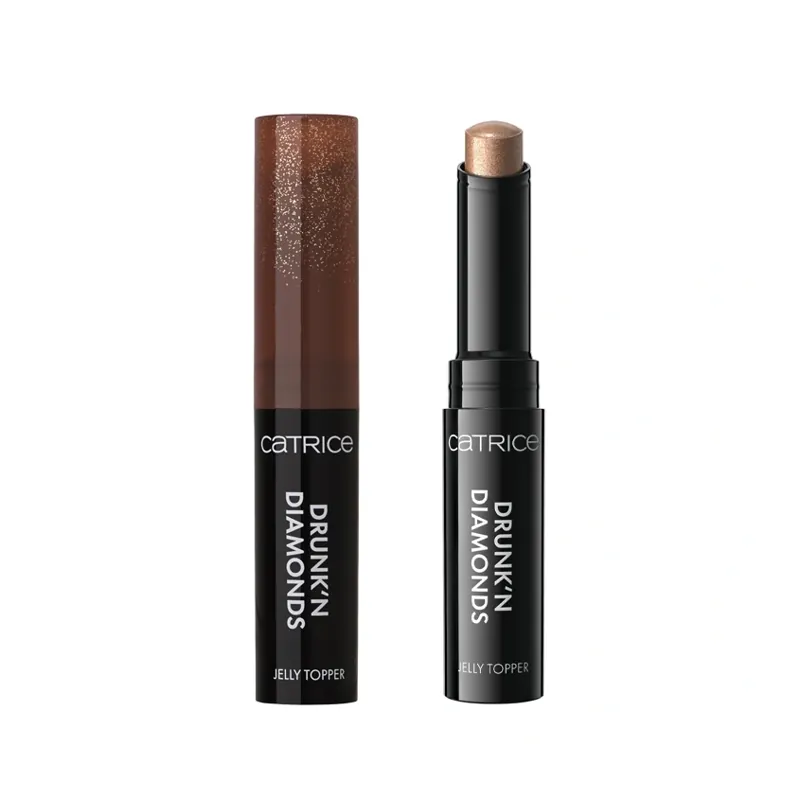 Тени-топпер для век DRUNK`N DIAMONDS JELLY TOPPER в стике тон 30 Sunset spark