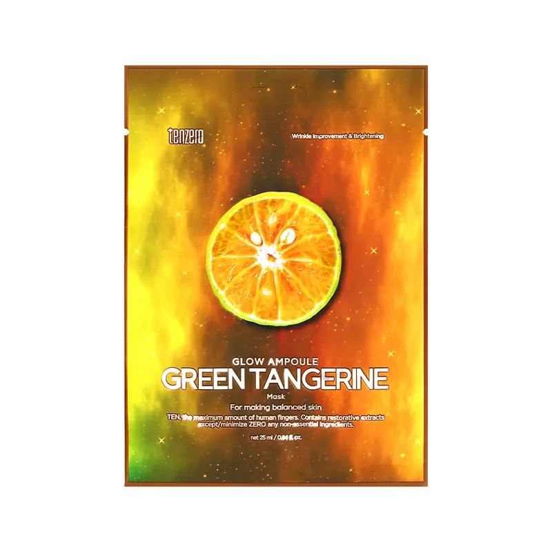 Tenzero Glow Ampoule Green Tangerine Mask