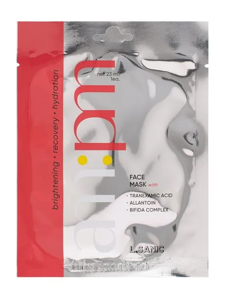 L.Sanic Am:Pm Tranexamic, Allantoin, Bifidа Complex Face Mask