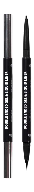 Moira Double Ended Gel & Liquid Liner | 001 Black