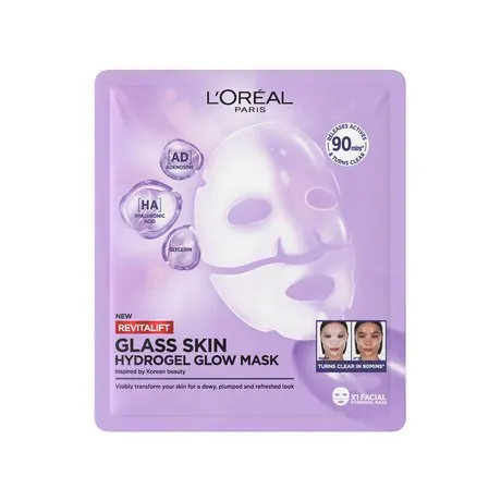 L'oreal Revitalift Glass Skin Hygrogel Glow Mask
